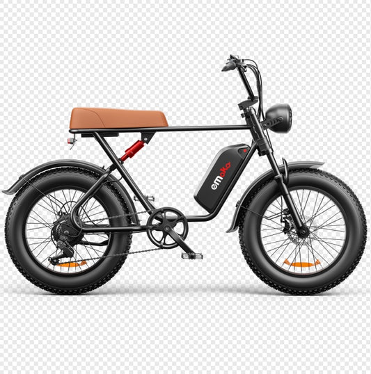 C91 20 Zoll 17,5 A Elektrofahrrad mit braunem Sitz