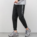 Gekürzte, dünne, lässige Hose mit Kordelzug