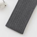 Schlankmachende Leggings aus gestricktem Leinen mit reinem Farbmuster