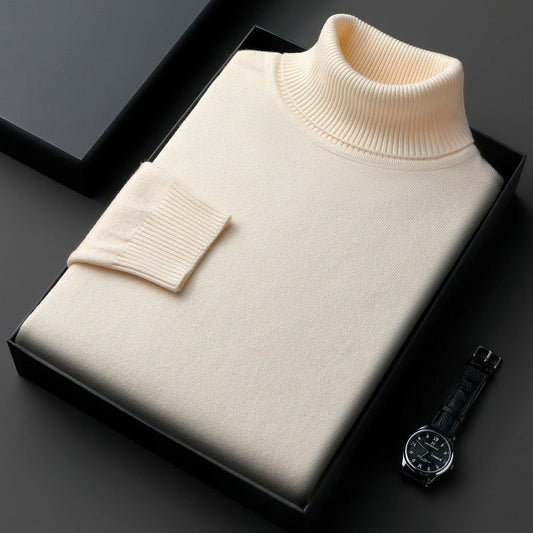 Trendy High-End-Strickwaren Herren Casual Pullover Warm Top Herbst und Winter neue Base Ride verdickt