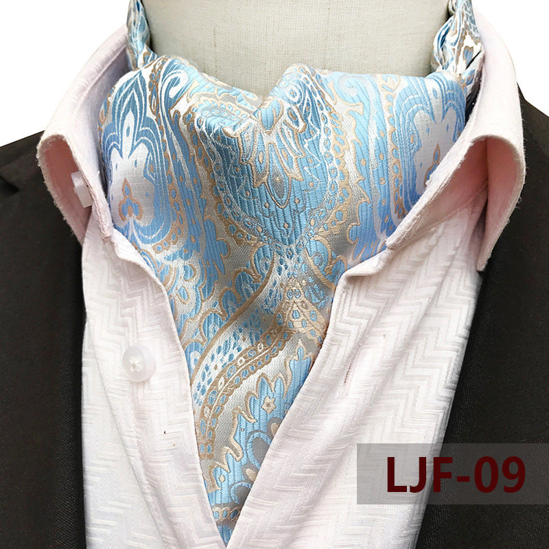 Herrenschal Jacquard Polyester Modisch und warm