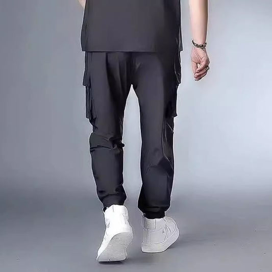Modische dünne Sporthose aus Eisseide für Herren