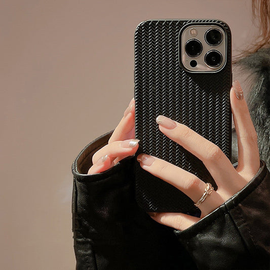 Knitted Solid Simple High-grade Mobile Phone Case