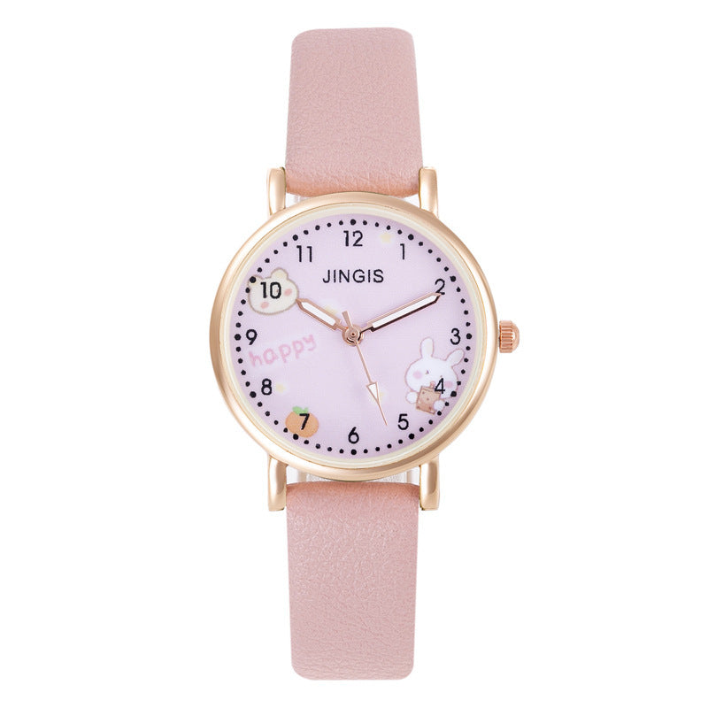 Zifferblatt Student Mädchen Uhr Preppy Stil