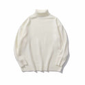 Einfache Neue Vielseitig Paar Rollkragen Pullover Retro Herbst Und Winter Neue