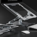 Verstellbarer Laptopständer, tragbarer Computerständer, Laptop-Riser aus Aluminiumlegierung, kompatibler Laptop-Ständerhalter