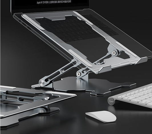 Verstellbarer Laptopständer, tragbarer Computerständer, Laptop-Riser aus Aluminiumlegierung, kompatibler Laptop-Ständerhalter