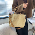 Damen Herbst Kapazität Retro Einfache Canvas Tasche