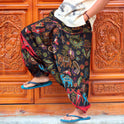 Herren Schritthose Lockere Thaihose Pumphose