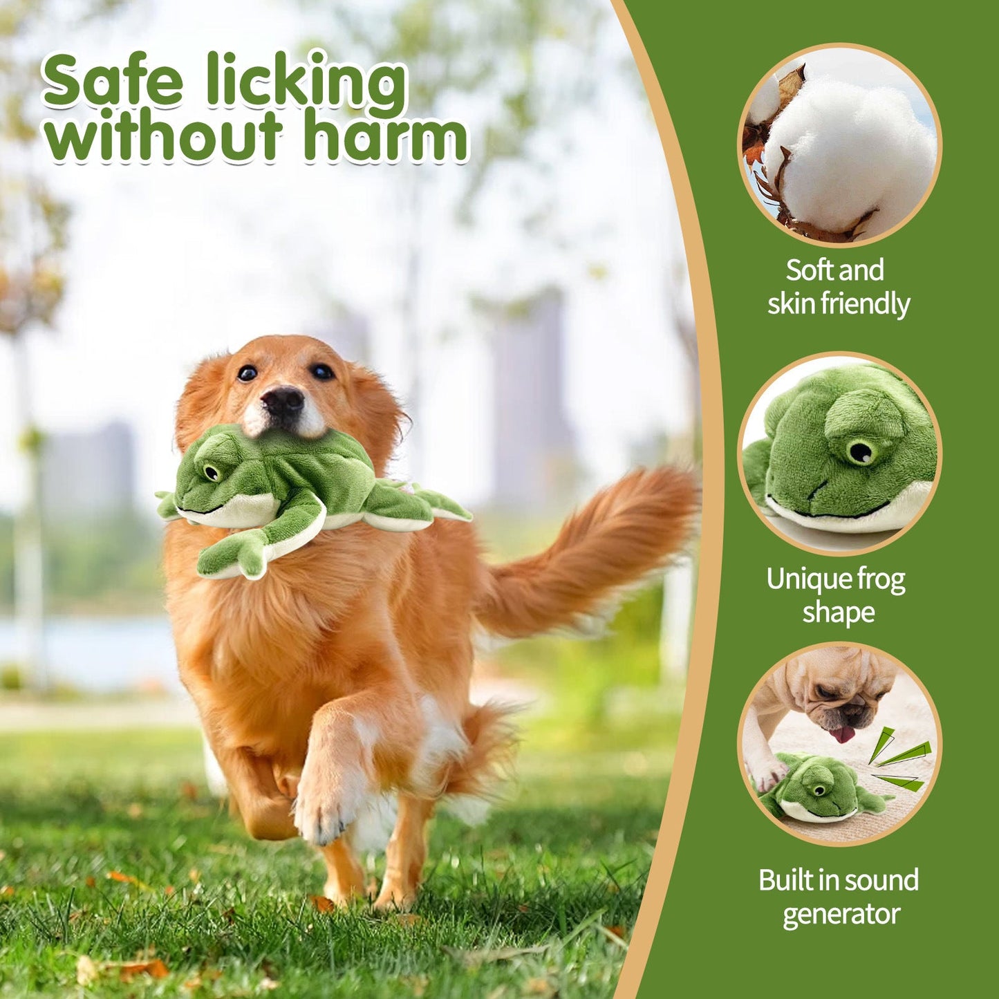 Heiß verkaufte Plüschtiere für Haustiere, Geräusche und Bissfestigkeit, Kameradschaft, Golden Retriever, magischer Kampf, Teddy, Hundespielzeug, neue Puppe