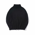 Einfache Neue Vielseitig Paar Rollkragen Pullover Retro Herbst Und Winter Neue
