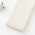 Schlankmachende Leggings aus gestricktem Leinen mit reinem Farbmuster