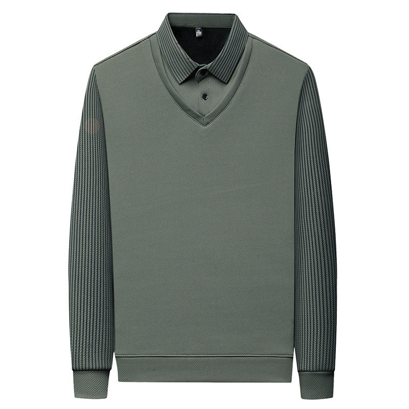 Lässiger, vielseitiger, zweiteiliger, langärmeliger Pullover