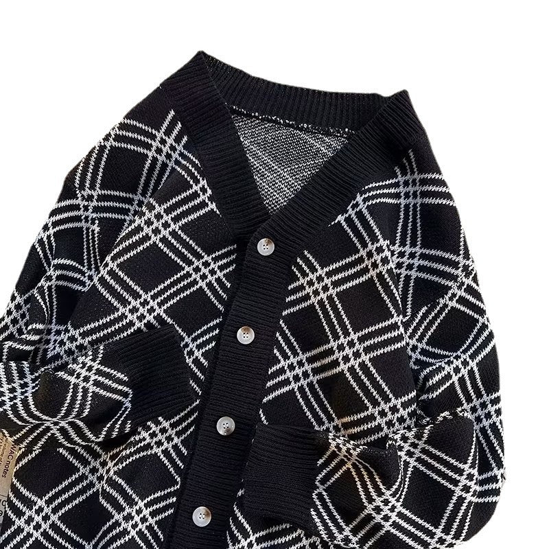Japanischer Pullover für Herren im Idle-Stil für den Herbst
