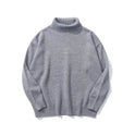 Einfache Neue Vielseitig Paar Rollkragen Pullover Retro Herbst Und Winter Neue