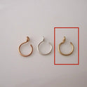 Nicht durchdringender Nasenring, plattiert, 14 Karat Gold, Nasenstecker