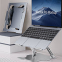 Verstellbarer Laptopständer, tragbarer Computerständer, Laptop-Riser aus Aluminiumlegierung, kompatibler Laptop-Ständerhalter