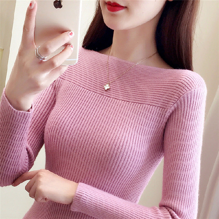 Schmal geschnittener Pullover im Westernstil mit Unterhemd