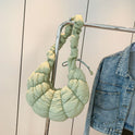 Crossbody Croissant Pleated Clouds Large Capacity Shoulder Bag