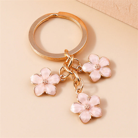 Süßer Girly Cherry Blossom Schlüsselanhänger
