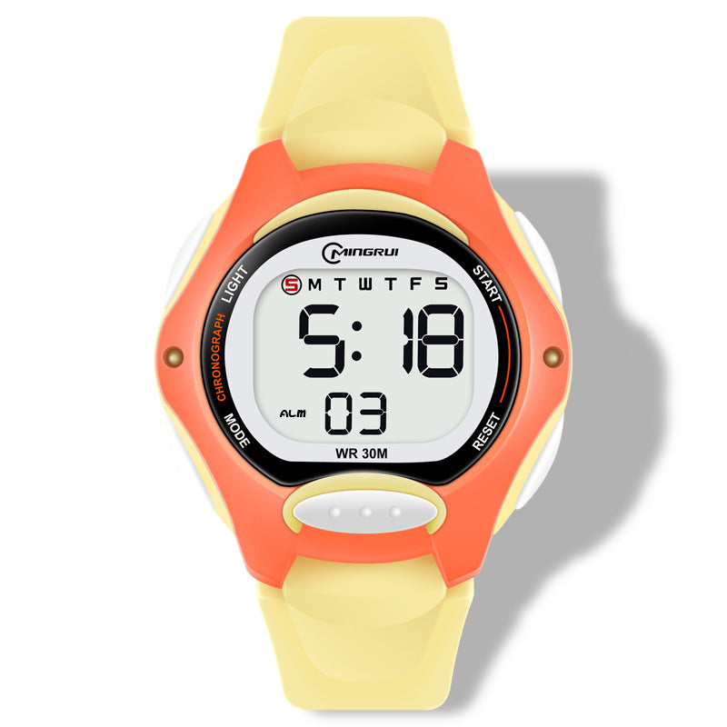 Elektronische Uhr Mädchen Sport wasserdicht leuchtende Wecker Prüfung