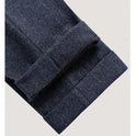 Slim-Fit-Hose aus Tweed-Wolle mit Fischgrätenmuster