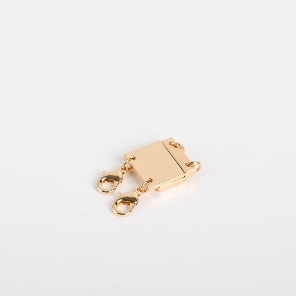 Layered Magnetic Necklace Buckle Twin Multi-layer Buckle