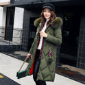 Winter frauen Kleidung Koreanischen Stil Baumwolle-gepolsterte Overknee Verlängert