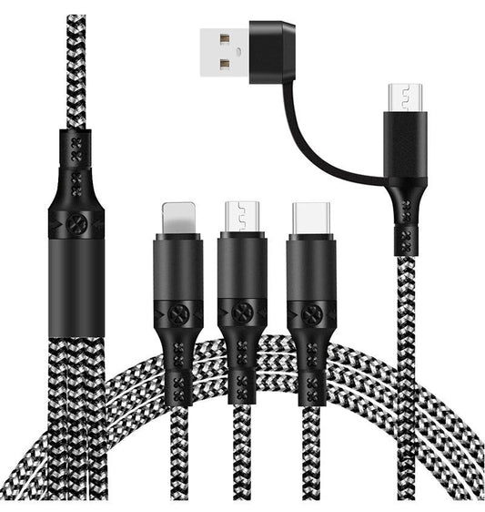 Schnelles Aufladen Fünf-in-eins-Datenkabel, Eins für drei Ladekabel