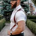 Men's Leather Bondage Suspenders Personalized Bondage