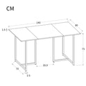 Metal Frame Modern Kitchen Table