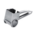 Multifunctional Kitchen Craft Rotary Stainless Steel Cheese Grater 1 Drums Slice Shred Tool