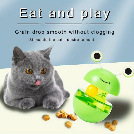 Haustiere Katzenspielzeug Frosch Tumbler Lebensmittel Dropping Ball Haustier Produkte
