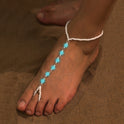 Sommer Strand Damen Foto Zubehör Handgemachte Perlen Stretch Fuß Ornamente