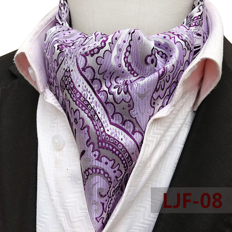 Herrenschal Jacquard Polyester Modisch und warm