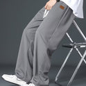 Eisseidenhose für Herren, dünne, gerade, lockere Hose