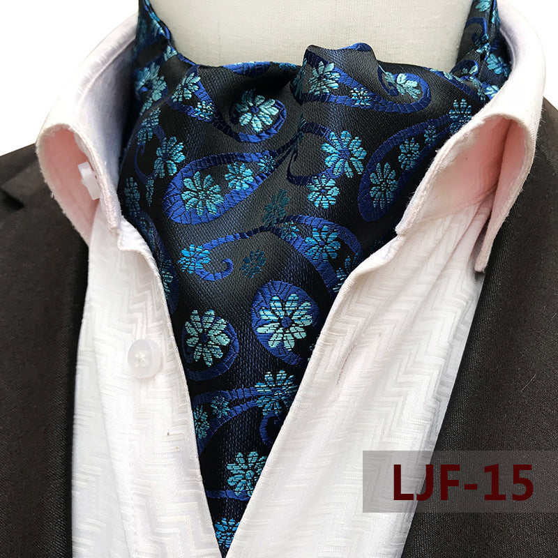 Herrenschal Jacquard Polyester Modisch und warm