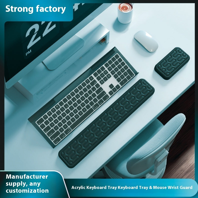 Doppelseitiges Tastatur- und Mauspad mit verdicktem Memory Foam