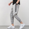 Gekürzte, dünne, lässige Hose mit Kordelzug