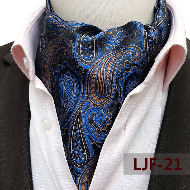 Herrenschal Jacquard Polyester Modisch und warm