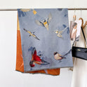 Autumn And Winter New Cashmere-like Thickened Oil Painting Jacquard Scarf