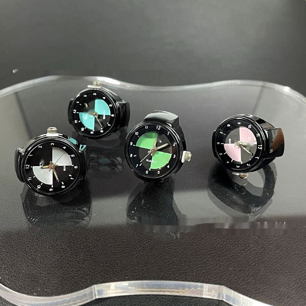 Neue leuchtende minimalistische kreative Ringuhr für Männer und Frauen
