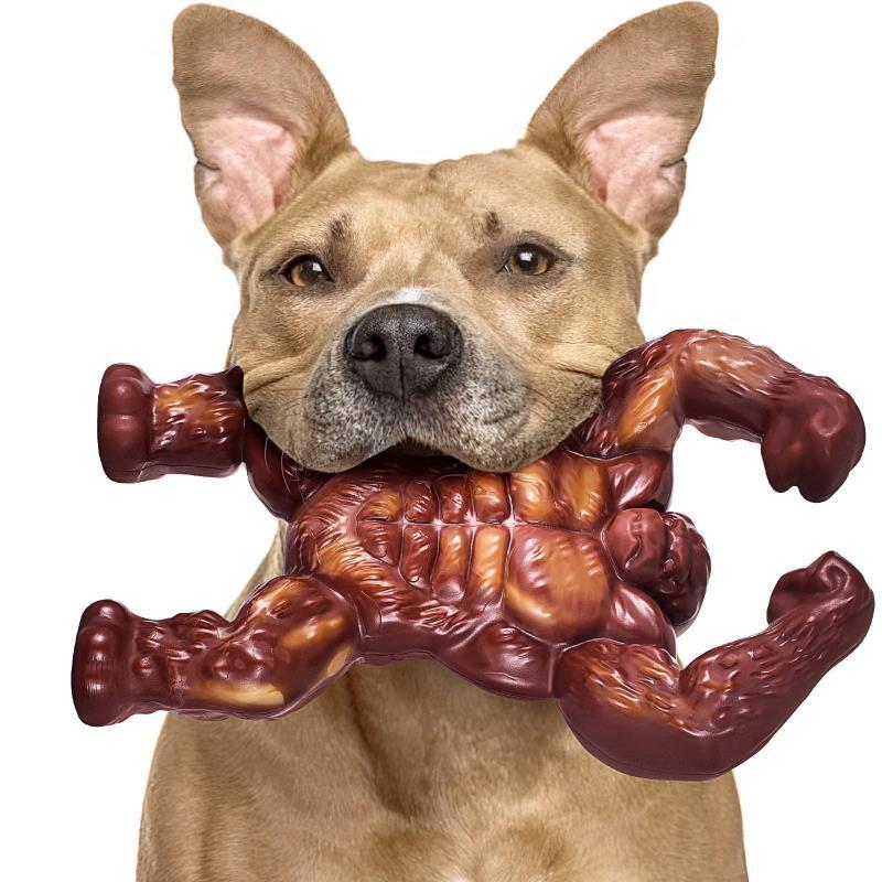 Hunde-Backenzahn-Knabberspielzeug aus Nylon mit Rindfleischgeschmack