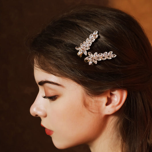 Koreanische Version All-Match Crystal Wheat Haarspangen