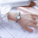 Glow Rough Stone INS Malachit Bunte Damenuhr