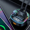 Bluetooth 5.0 FM Transmitter Freisprecheinrichtung Autoradio Modulator MP3 Player