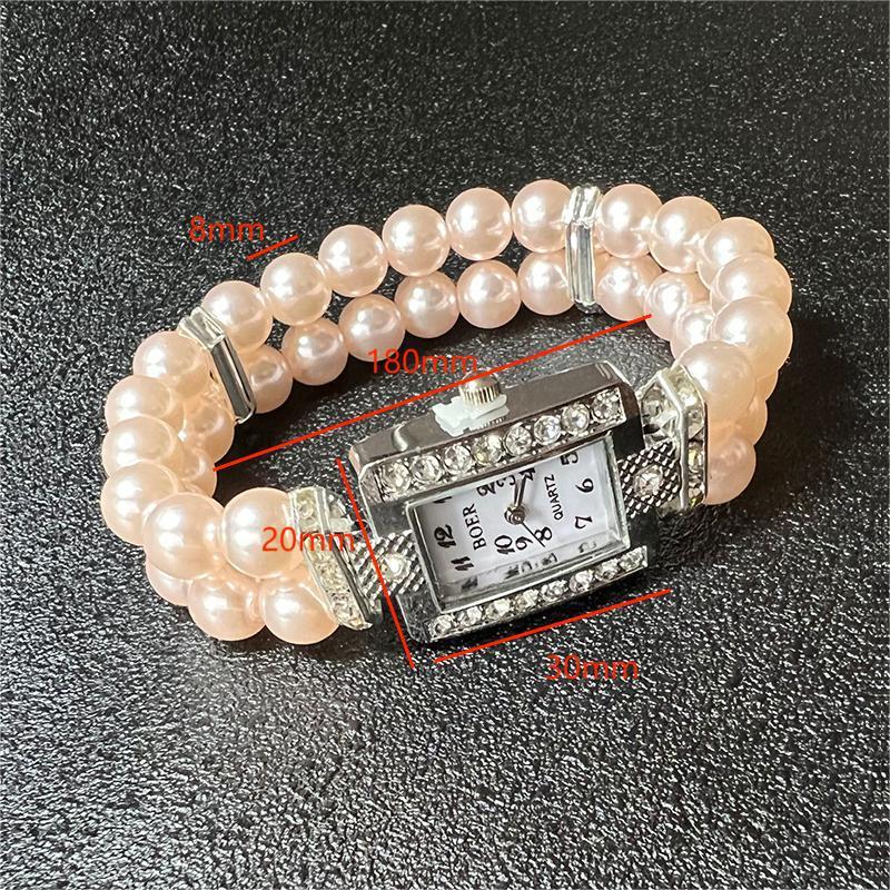 Elastisches Armband mit leichtem, luxuriösem herzförmigem Design