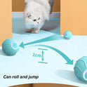 Automatischer Springball, elektrischer Katzenball, Spielzeug, 2 cm, lustiger, interaktiver Springball für das Training von Katzen, selbstbewegliches Kätzchenspielzeug für den Innenbereich