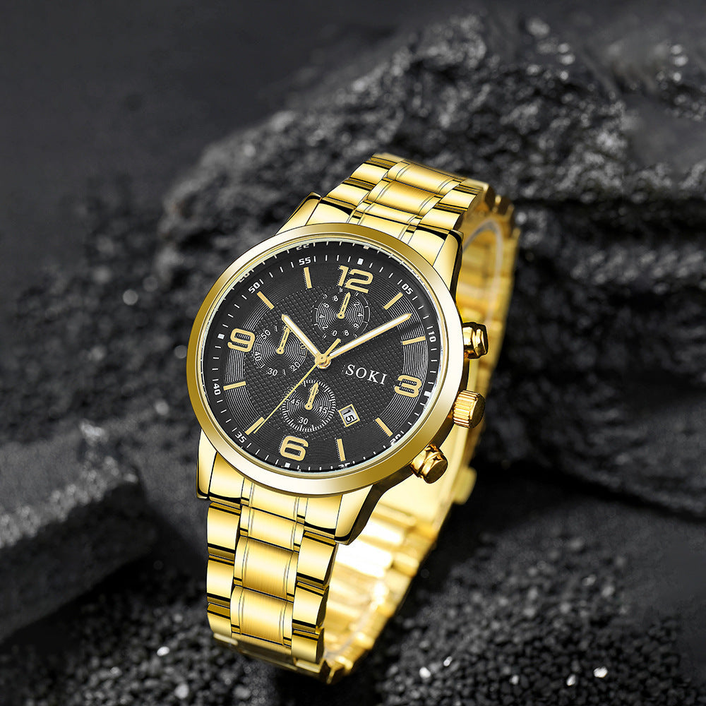 Herren Tisch Mode Business Uhr Anzug