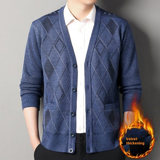 Wollstrickjacke, locker lässig